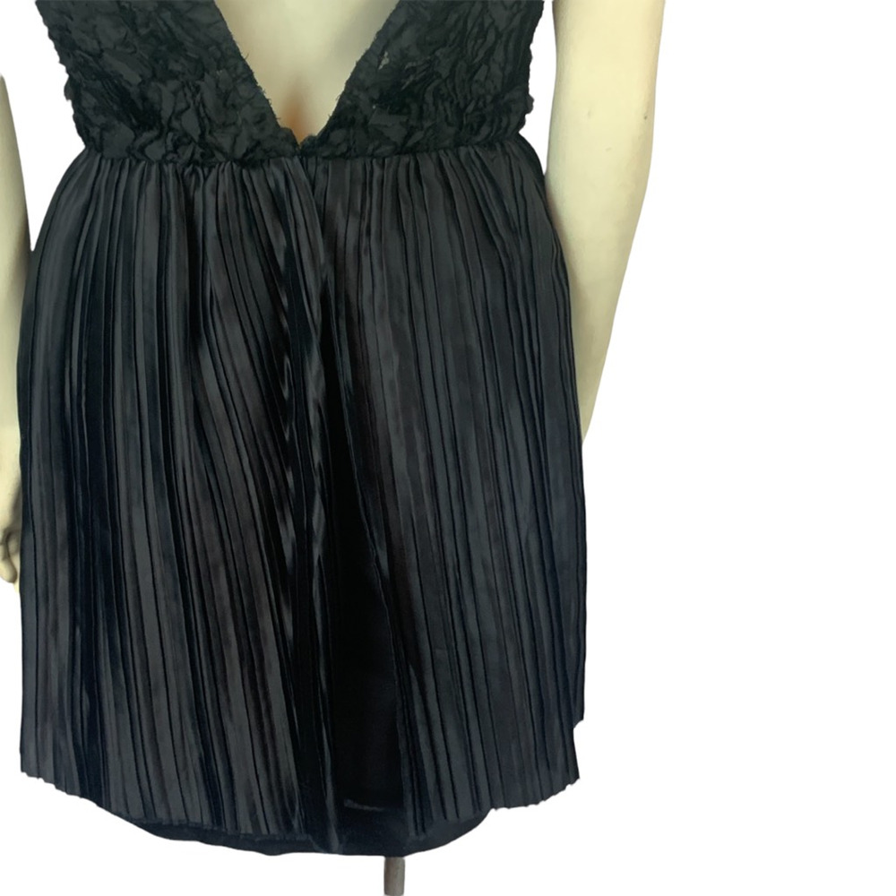 3.1 Phillip Lim Womens Silk Dress Black Textured Backless Pleated Pullover 4 - Picture 11 of 12